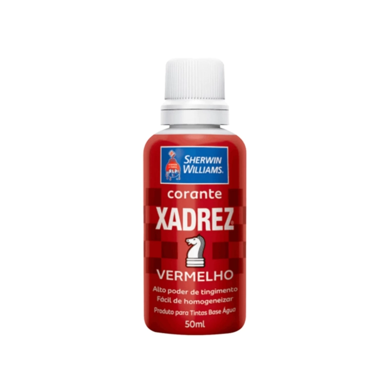 Corante Líquido Xadrez 50ml Vermelho