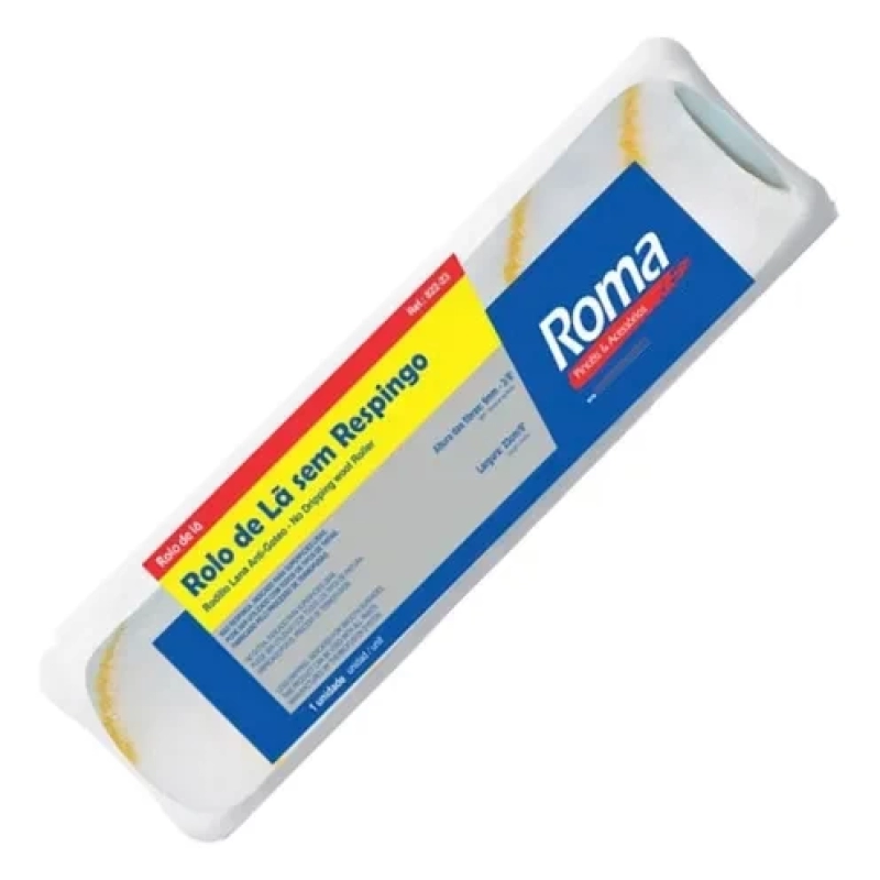 Rolo de Lã e Polipropileno Sem Respingo Roma 23cm Ref. 822 23