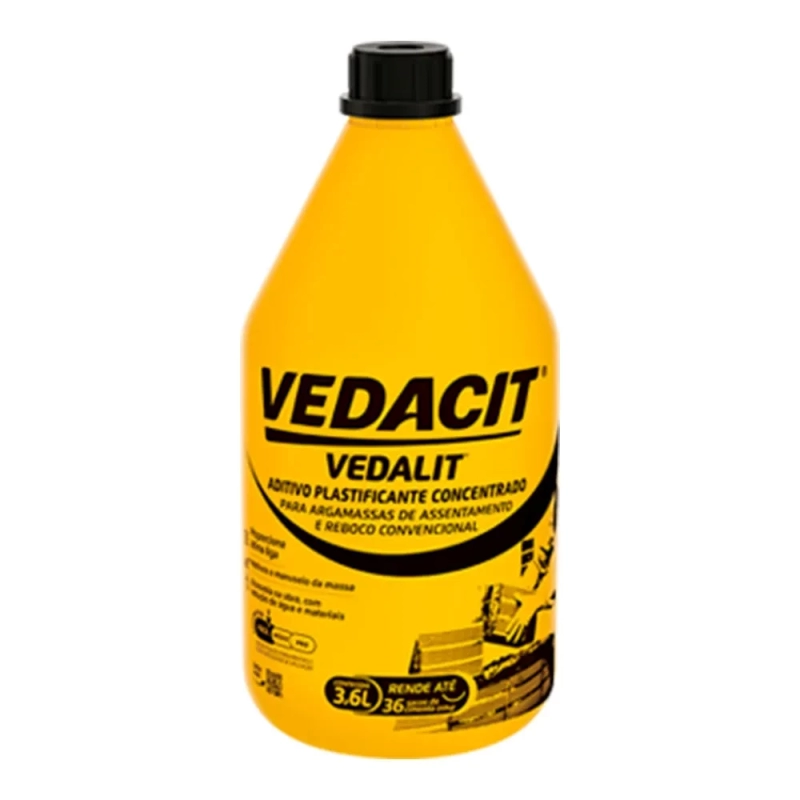 Vedalit Aditivo Plastificante 3,6 Litros