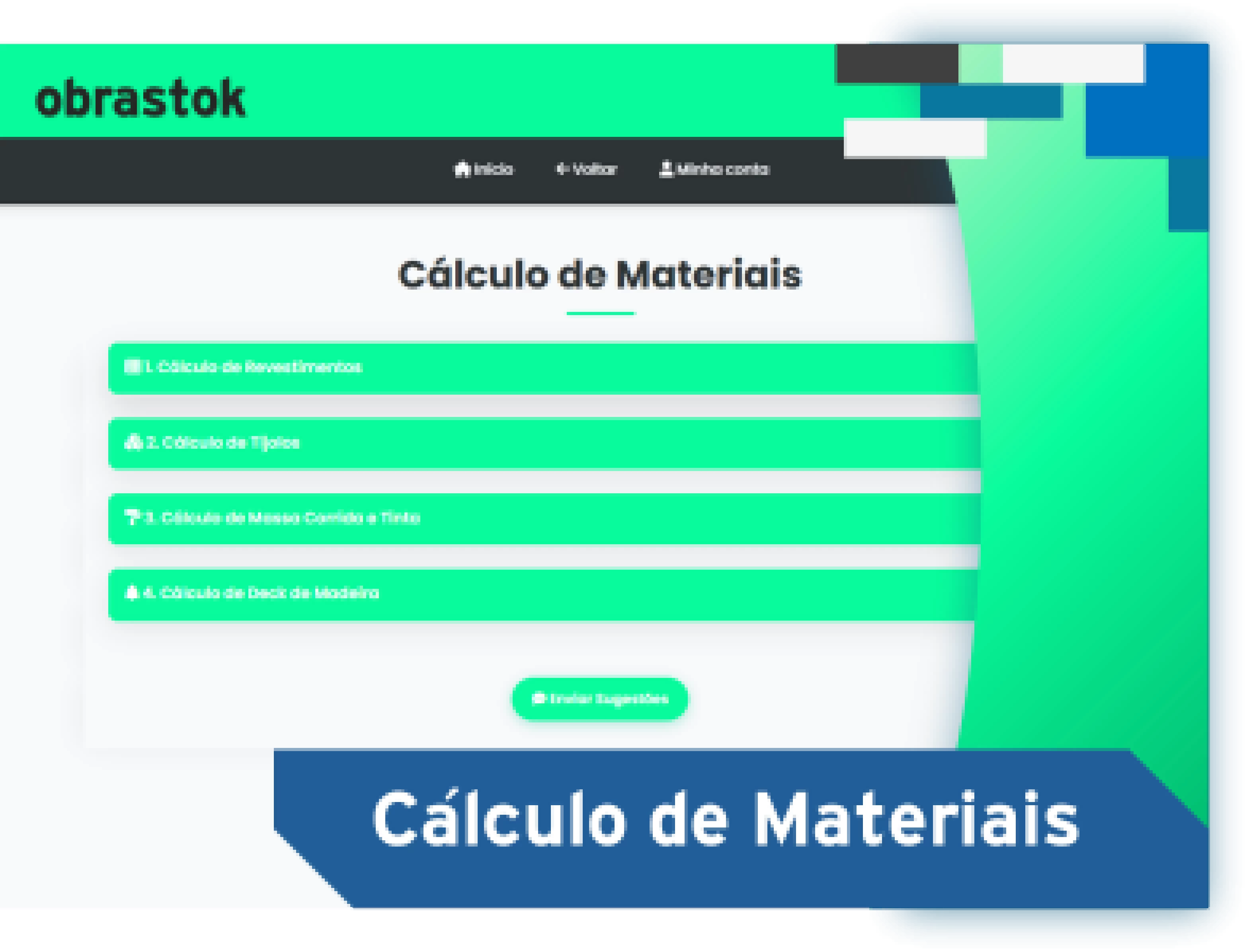 Cálculo de Materiais de Construção