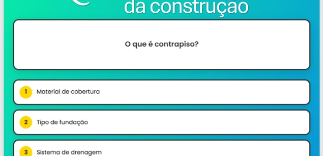 Quiz da Construção