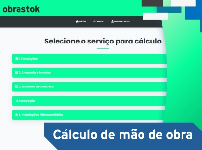 Cálculo de mão de obra