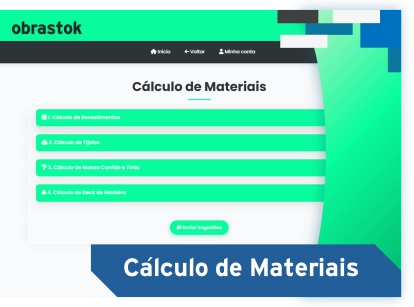 Cálculo de Materiais de Construção