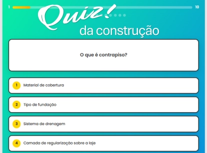 Quiz da Construção